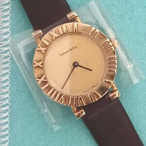 Tiffany & Co Atlas 18K Watch - D286.753 Quartz Movement - Ladies Gold Watch